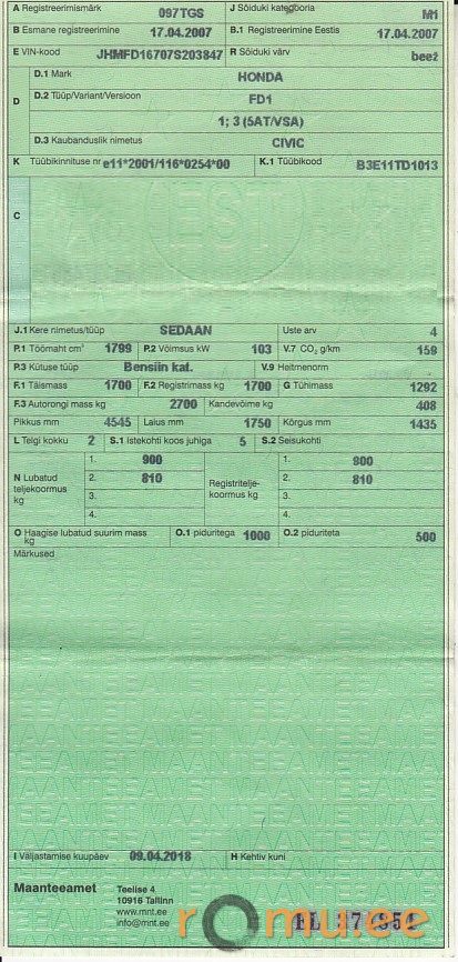 Honda Civic (2007) - Image 10