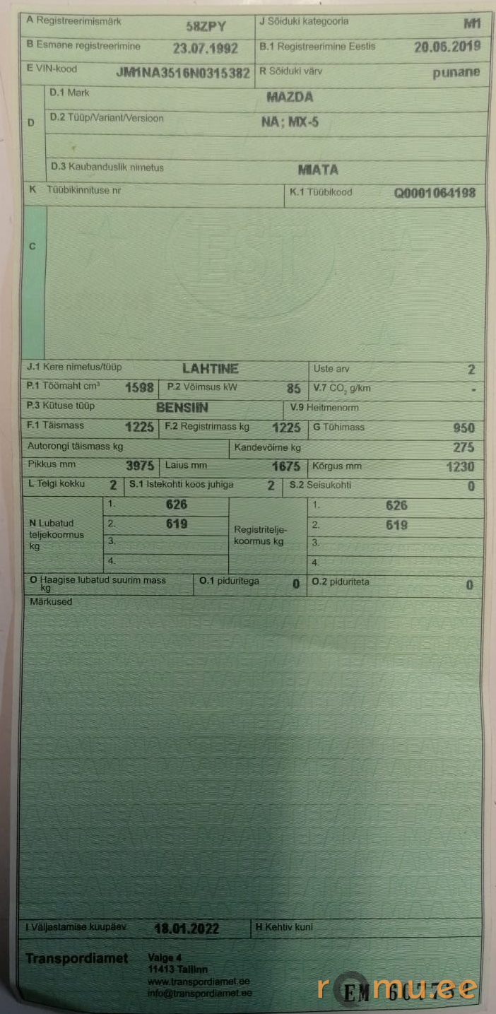 Mazda Miata (1992) - Image 10