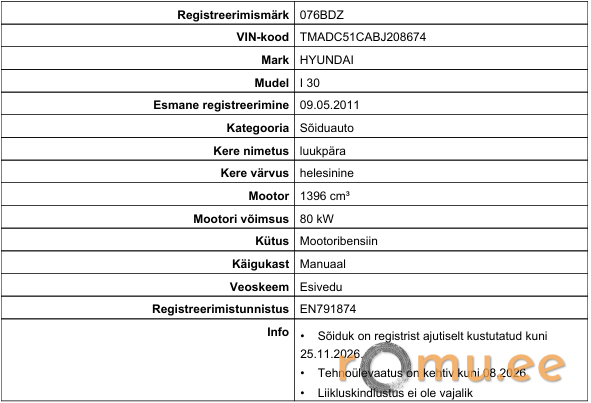 Hyundai i30 (2011) - Image 10
