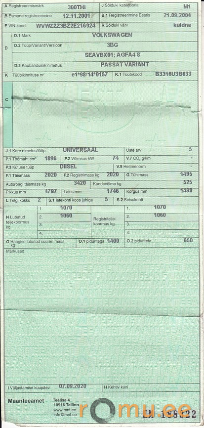 Volkswagen Passat Variant (2001) - Image 10