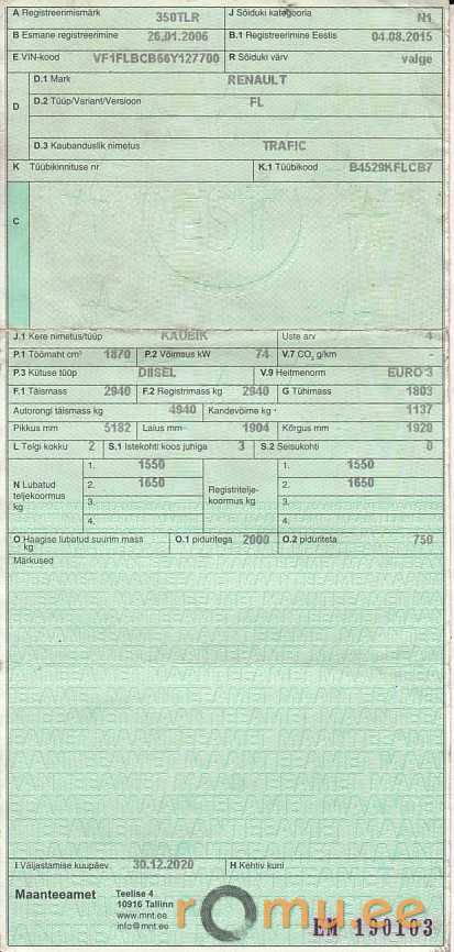 Renault Trafic (2006) — изображение 8