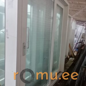 Деревянно-алюминиевая раздвижная дверь