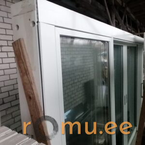 Деревянно-алюминиевая раздвижная дверь