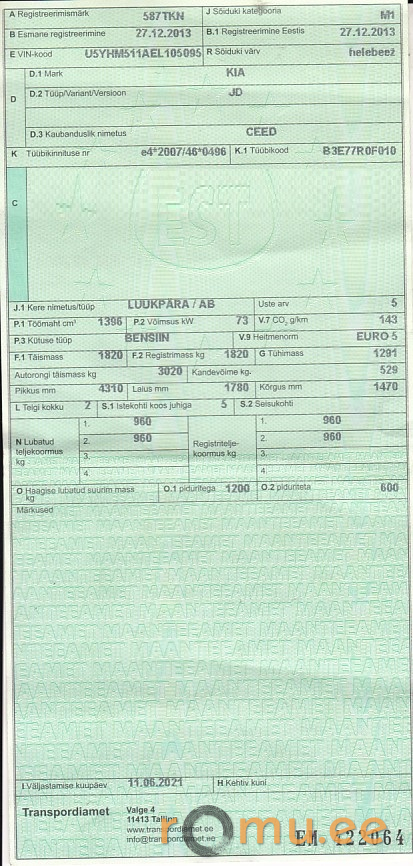 Kia Ceed (2013) — изображение 10