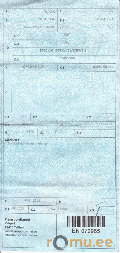 Seat Cordoba (2004) - Image 9