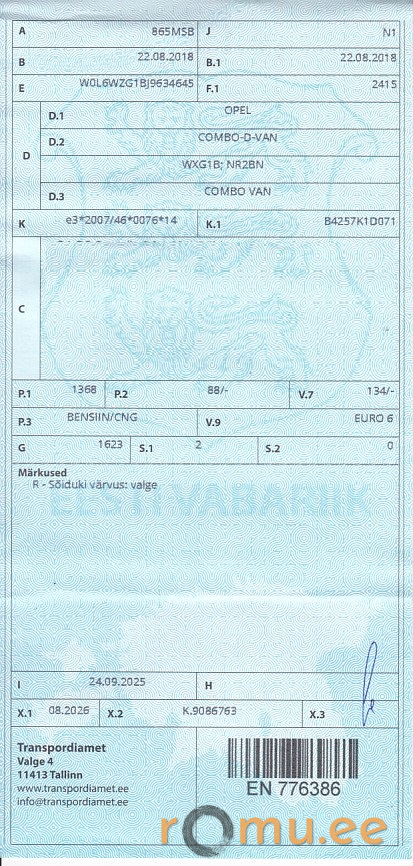 Opel Combo Van (2018) — изображение 10