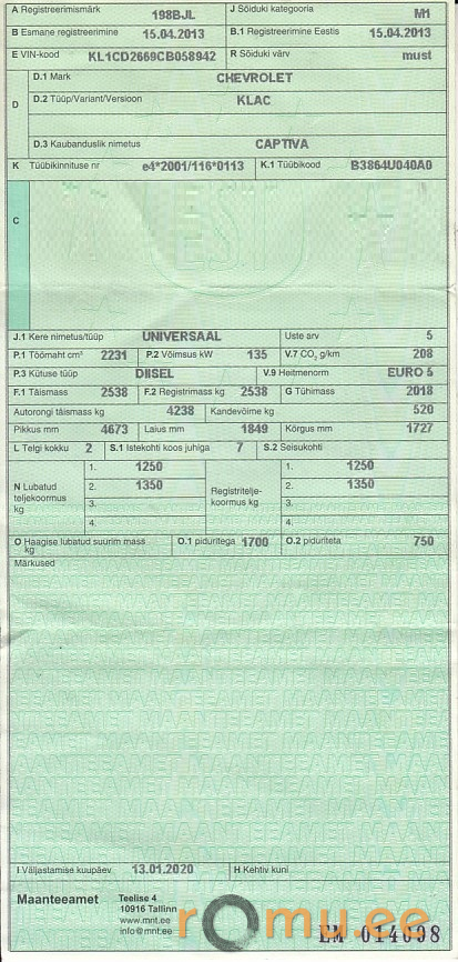 Chevrolet Captiva (2013) - Image 10