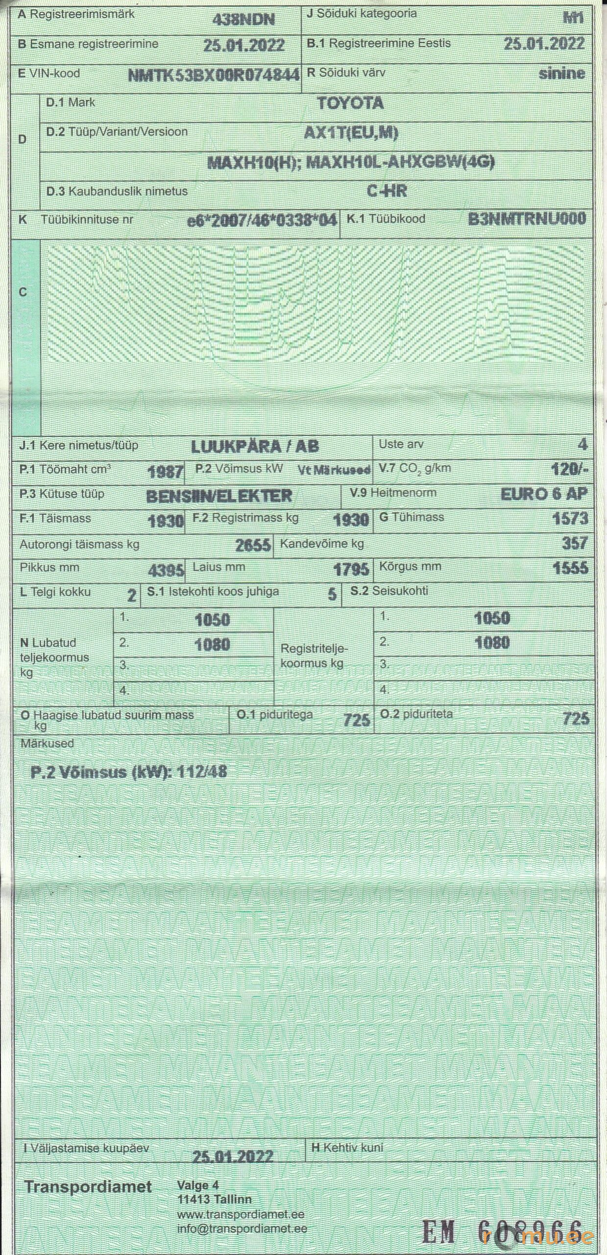 Toyota C-HR (2022) — изображение 11